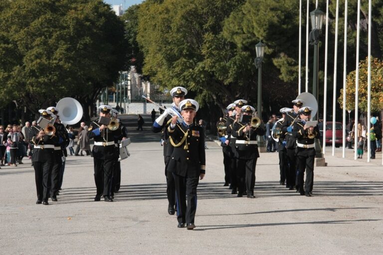 Συναυλία-Επίδειξη των στρατιωτικών μουσικών στο Ζάππειο