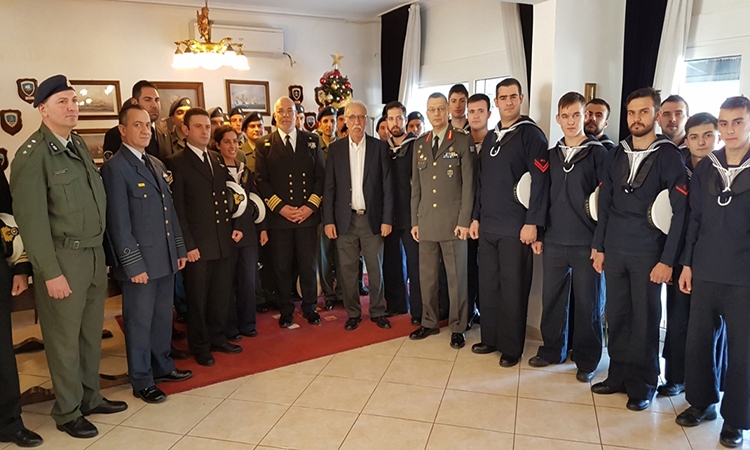 Επίσκεψη ΑΝΥΕΘΑ Δημήτρη Βίτσα στη Ναυτική Διοίκηση Βορείου Ελλάδος